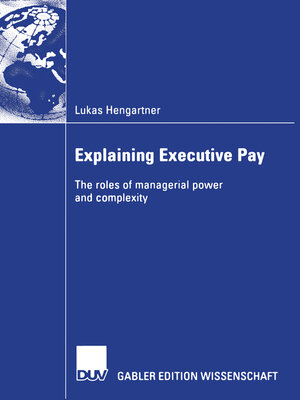 cover image of Explaining Executive Pay